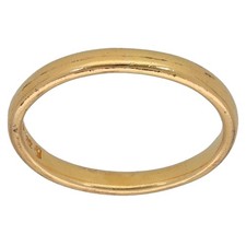 22ct Gold Ring 3.4g Wedding