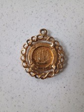 Metal Pendant With A Halfpenny Set