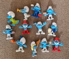 12 McDonald's Smurfs
