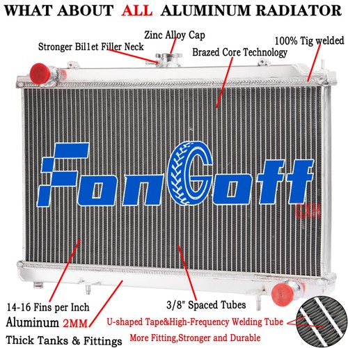 Rows aluminum radiator for - 3,