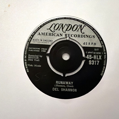 Del shannon runaway vinyl - shannon,