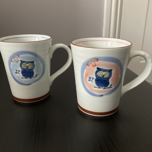 Set mugs owl animal bird - set,