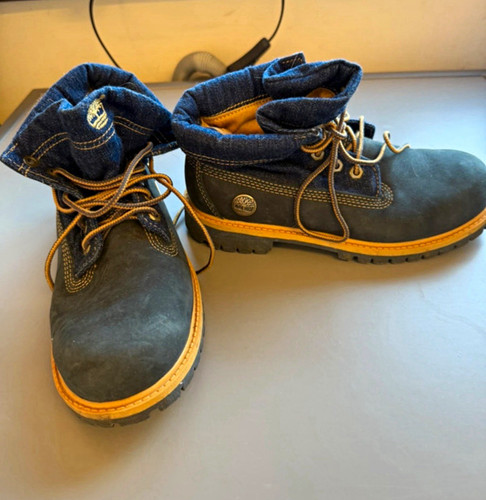 Timberland kids blue suede - timberland,