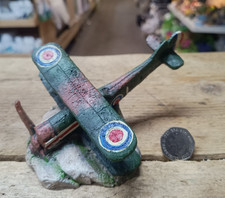 Small Crashed Bi Plane Wreck