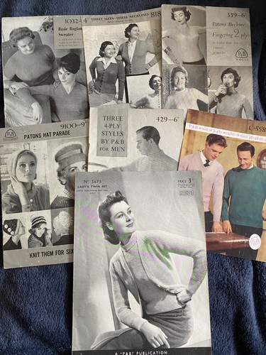 7vintage 1950s b - p, &