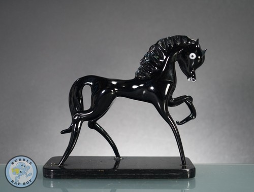 Black horse vintage - black, stylized