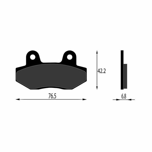 Rear brake pads lambretta 125 - brake,