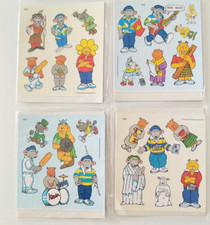 ROLAND RAT  Vintage Sticker Sheets Lot © Roland Rat Enterprises Ltd 1980s retro