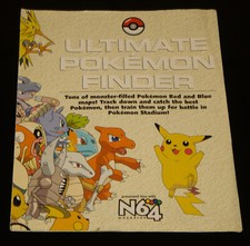 Ultimate Pokemon Finder N64 Magazine Issue 41 bonus guide. Used.