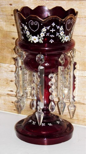 Antique mantle cranberry - antique,
