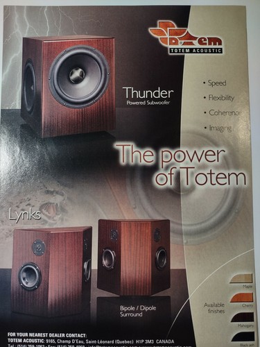 Totem acoustic thunder - totem,