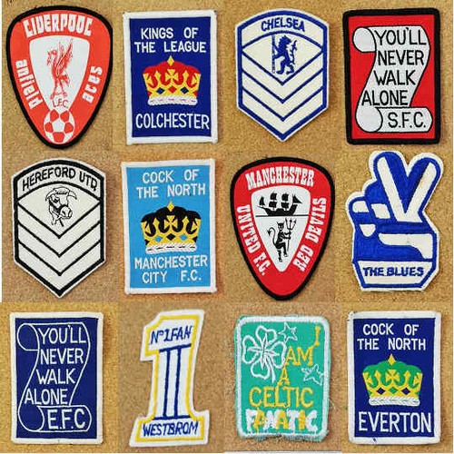 Retro cloth sew - on, football