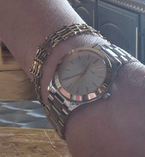 9ct gold 5 bar gate bracelet