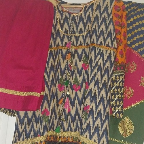 Junaid jamshed multi colour - junaid,