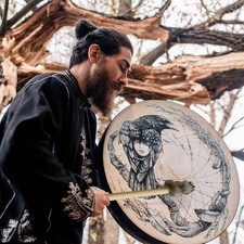 Handmade Vegan Crow Shaman