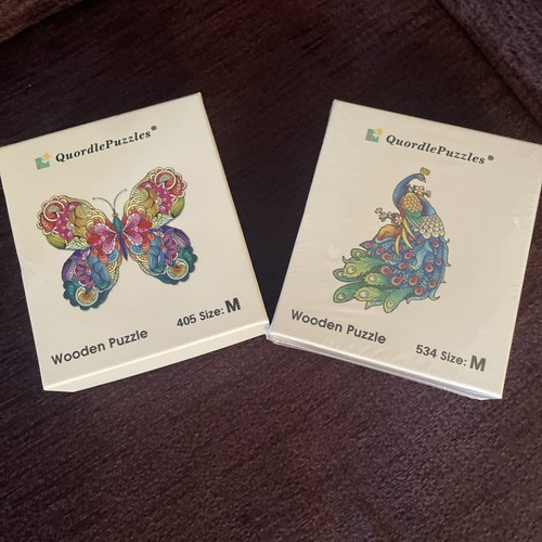 Quite wooden puzzles peacock - puzzles,,