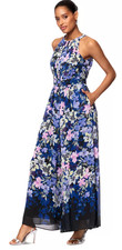 BETSY & ADAM Jumpsuit Gown Sz