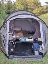 Coleman Coastline 3 Plus Tent, Camp Bed, Stove, Mattress, Mallet, camping table 