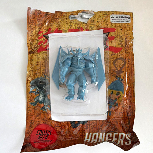 Hangers blue gargoyle figurine - gargoyle,