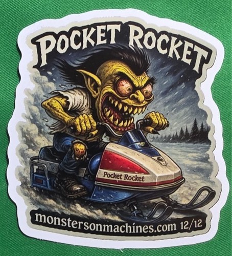 Pocket rocket mini snowmobile - pocket,