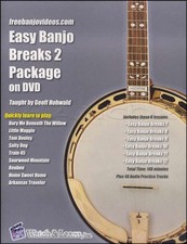 Easy Banjo Breaks 2 TAB Book/DVD plus Key Signature Bookmark