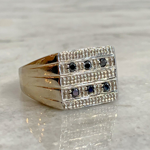 Black diamond signet - black,