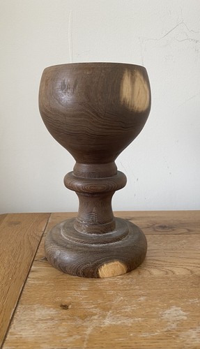 Vintage handturned large