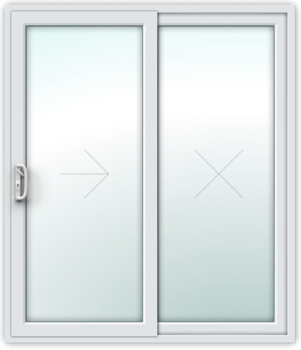 Sliding patio door pane - patio, 2-pane