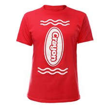 ADULTS CRAYON COSTUME RED