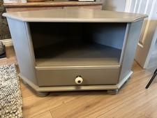 Corner Tv Unit. Grey/Taupe