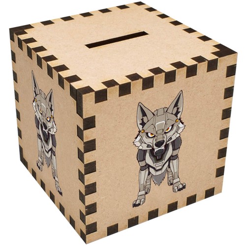 Mechanical wolf money box - 'mechanical, wolf'