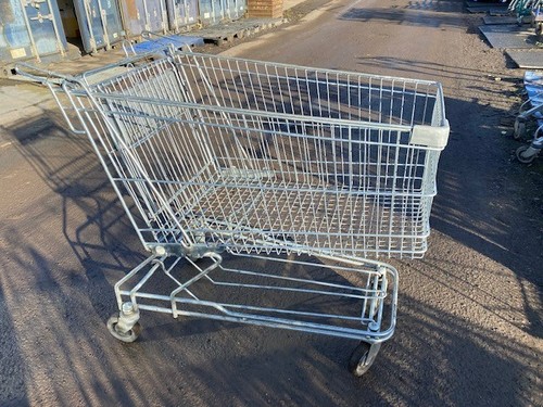 Supermarket shopping trolley - supermarket,