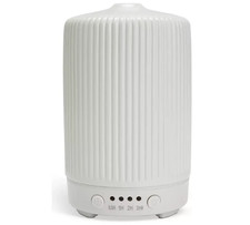 Electric Diffuser Ribbed Ceramic 100ml Auto Shut off Atmosphere Bedroom Relax