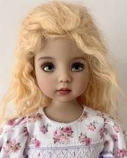 Beautiful Angora Wig Size 7/8. Fits Little Darlings And Similar (no Doll)