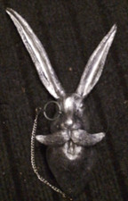 whimsical RABBIT TROPHY HEAD