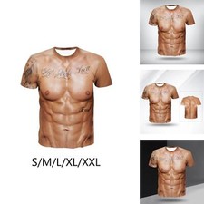 Funny 3D Muscle Printed Men's