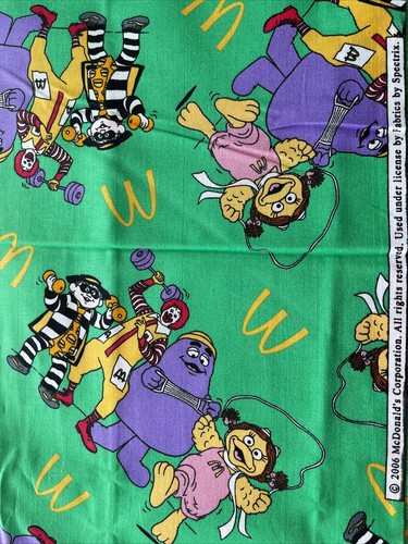 Bthy mcdonalds cotton fabric - cotton,