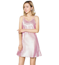 Satin Silk Full Slips Dress