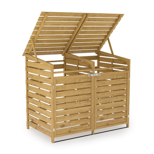 Double wheelie bin - double, storage