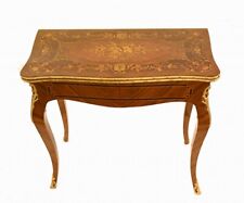 French Games Table Marquetry