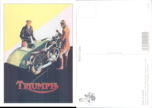 Triumph motorcycle with