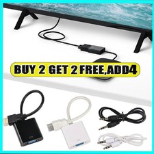 HDMI INPUT to VGA OUTPUT – HDMI to VGA Converter Adapter for PC DVD TV Monitor