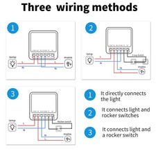 Wireless Light Switch Kit for Home Automation with Voice and Remote Control