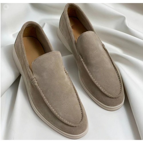 Men british faux suede - faux, slip-on