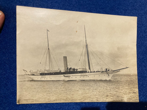 Photograph steam yacht - steam,
