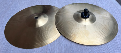 Brass alloy hi hat - 12'',