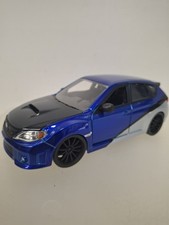 JADA TOYS FAST & FURIOUS 2012 SUBARU IMPREZA WRX STI 1/24 SCALE DIECAST CAR