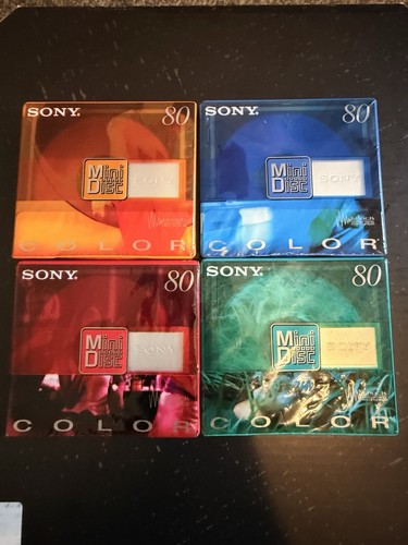 Sony colour mini discs - sony,