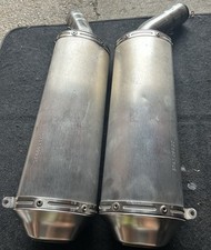 Ducati 848 Exhaust Back Boxes Mufflers
