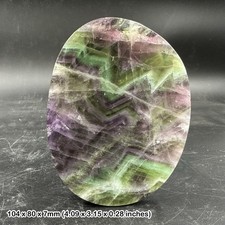Rainbow Fluorite Slice China